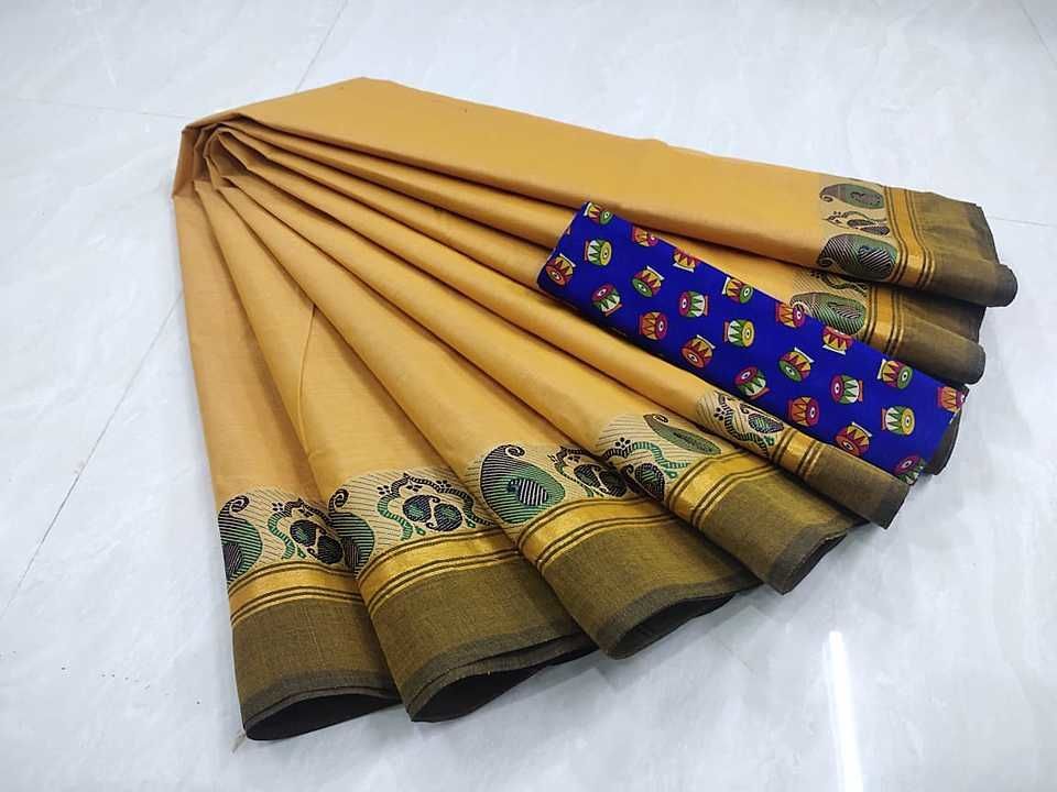🍇Chettinadu cotton Saree 🍇 uploaded by Clothing and Apparel  on 1/5/2021