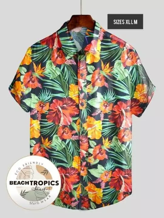 Beach wear Hawaiian shirts uploaded by Parvez clothing co export pvt ltd on 10/7/2022