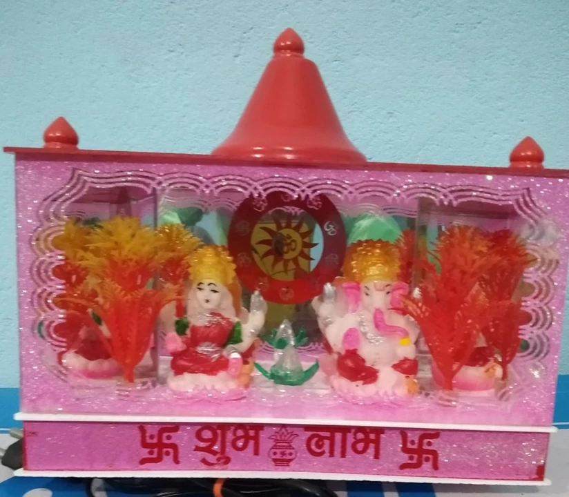 Big Lakshmi Ganesh light temple uploaded by Dream world gift & Toy store on 10/7/2022