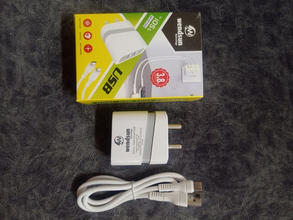 Wendsun mobile charger 3 amp V 8 uploaded by business on 10/8/2022