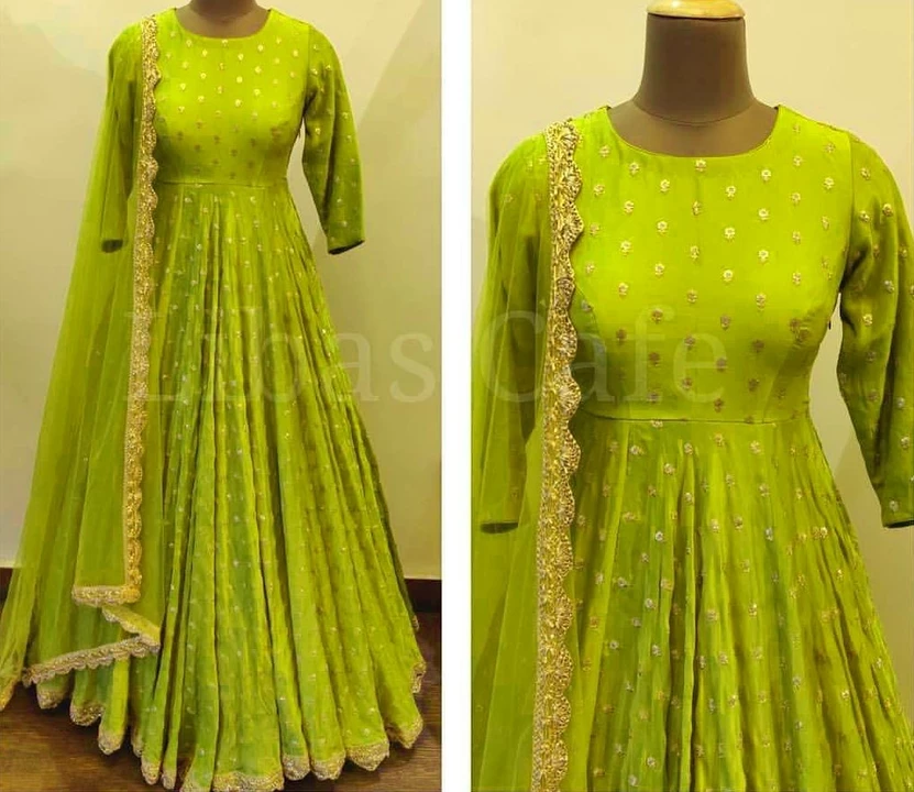 Gown with dupatta  uploaded by Lavi Collection on 10/8/2022