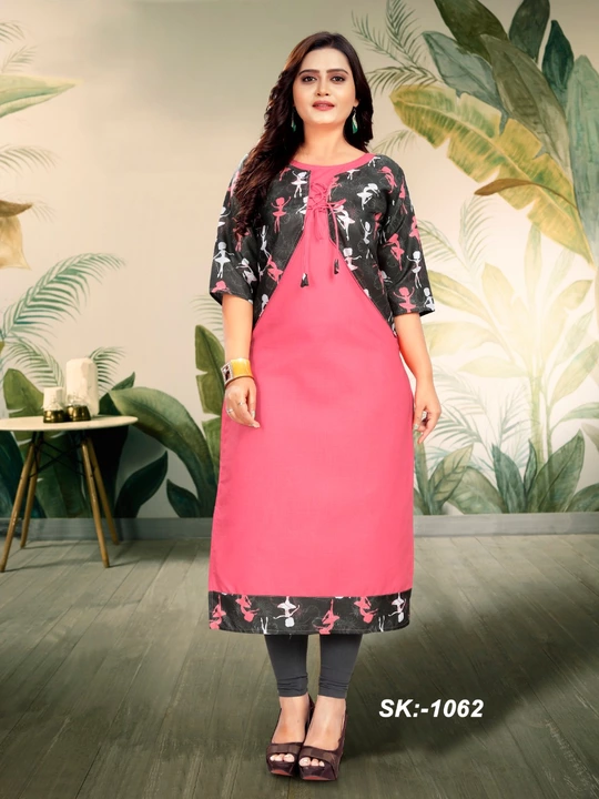 Post image SK*Launches New Exclusive Jacket Kurtis*
Kurti Fabric : Ruby CottonJacket Fabric : Ruby CottonSize : M-38,L-40,XL-42,XXL-44Length : Upto 44"Work : Digital Print*Rate : 499+$ Rs Only👗*Single Available
Note : Jacket is Attached with Kurti
*100% Quality Guarantee*Order Namder 8769894021