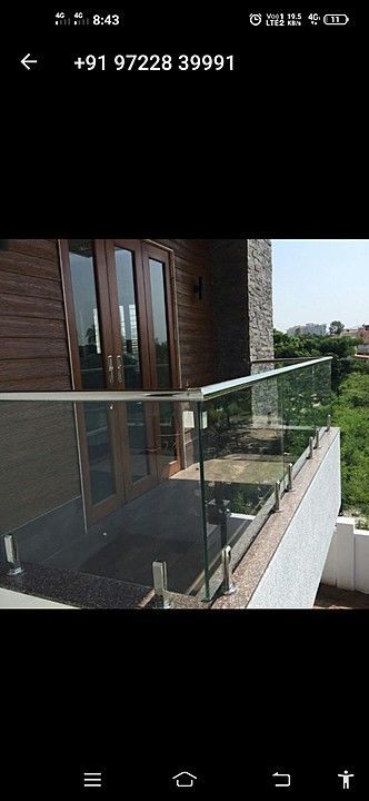 Stainless steel glass Railing uploaded by business on 1/6/2021