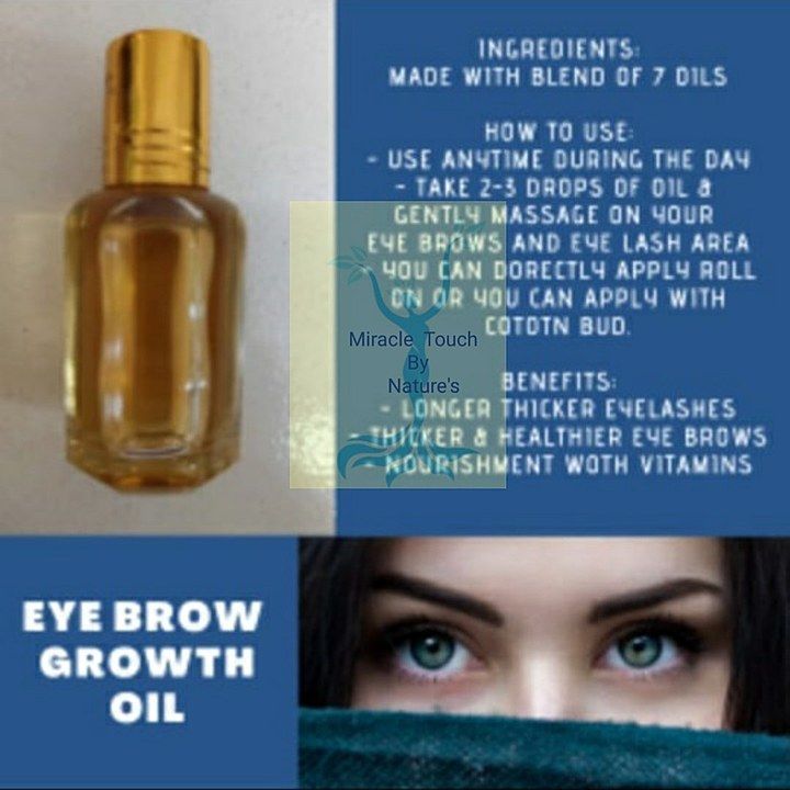 Eye brows and eyelashes growth oil uploaded by business on 1/6/2021