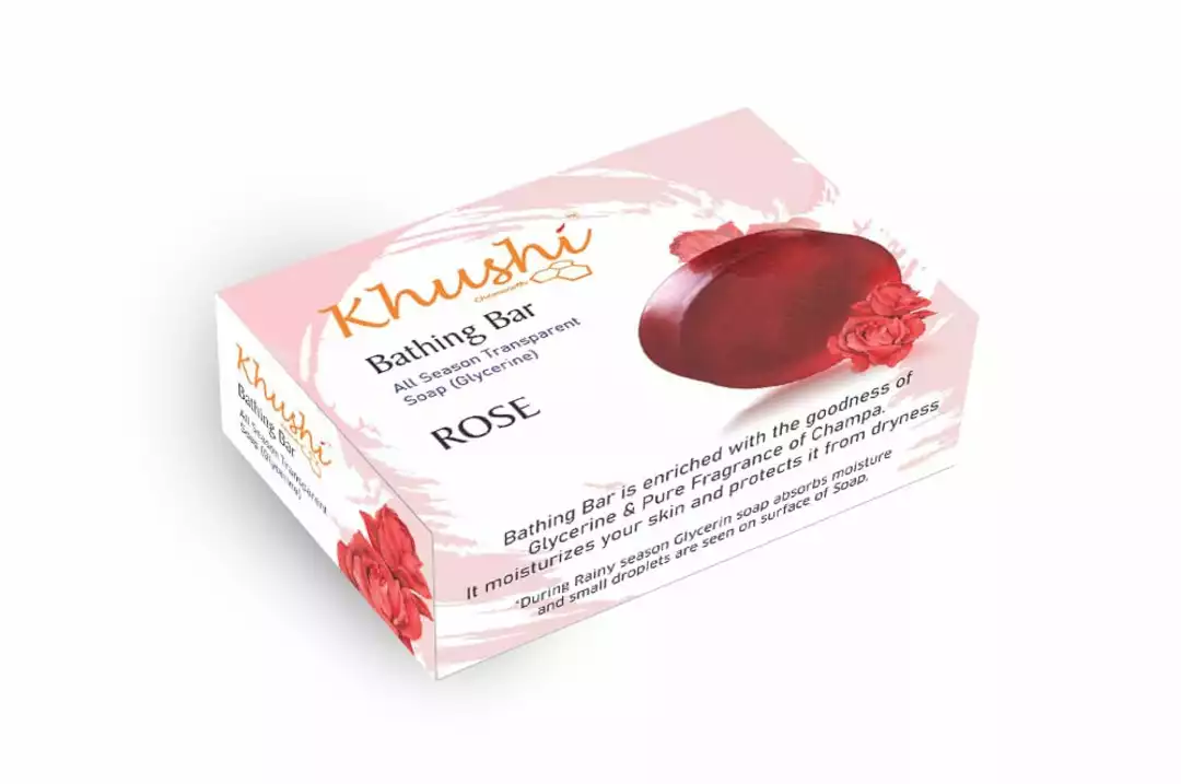 Khushi Soaps,There are five fragrances we are selling; rose, champa, chandan, parijat and Agar wood. uploaded by Khushi Chemworth on 10/8/2022