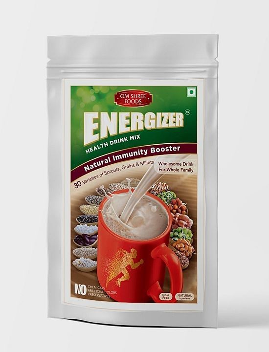 Post image We are the Manufacturers of Health Drink Mix Powder.

Energizer Health Drink Mix:
- Made from 30 types of Sprouts, Grains and Millets.
- 100% Natural and nutritious suitable for all age group.
- No preservatives and chemical
- No sugar added
- High protien and vitamins
- Natural Immunity Booster
- Keeps you healthy and energetic.
- CFTRI Tested.
- ISO Certified company 
- This is one of the best selling product and have an excellent feedback from the customers and doctors/nutritionists.