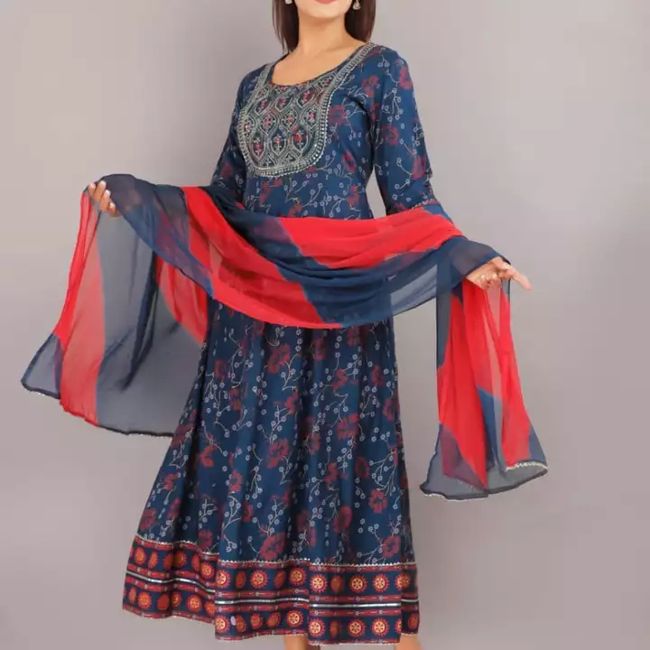 Anarkalibkurti with shall uploaded by business on 10/8/2022