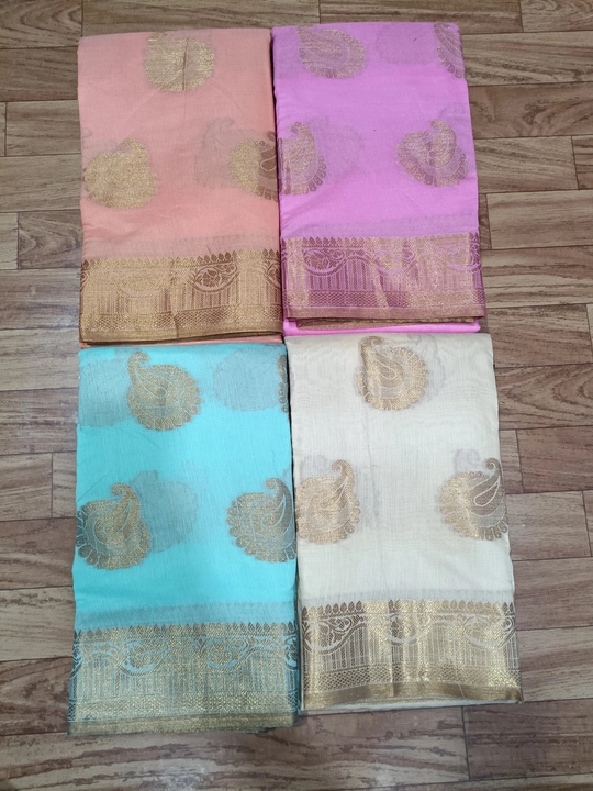Cotton sarees  uploaded by business on 10/8/2022