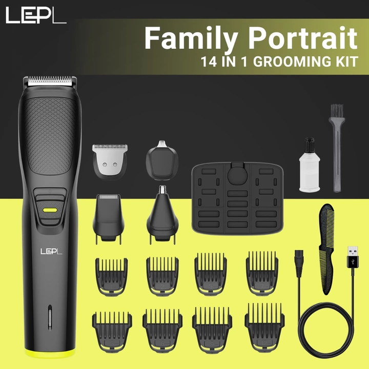 LEPL LT-104 Hair Trimmer Full Kit Set Multiple For Man uploaded by Sparsh Collection on 10/8/2022