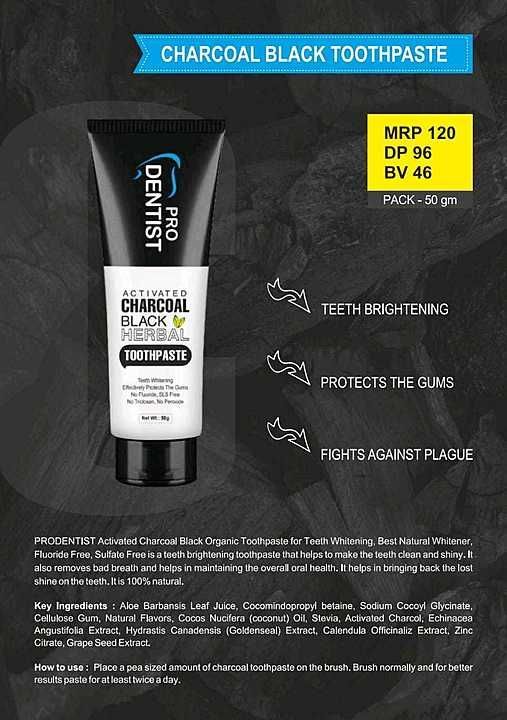 Charcoal Toothpaste uploaded by business on 6/28/2020
