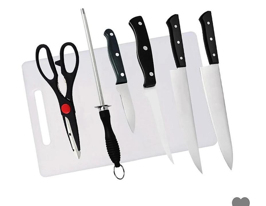 Set of 7pcs knife set with mini chopping board in premium Quality uploaded by Healthy the Organic on 6/28/2020
