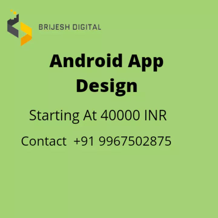 Android App Design  uploaded by Brijesh Digital  on 10/8/2022