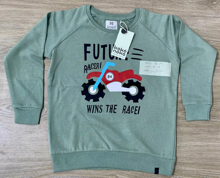 Original surplus sweatshirt for kids. Cotton fabric.  uploaded by Reserved Attire on 10/8/2022