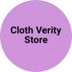 Business logo of Cloth verity store