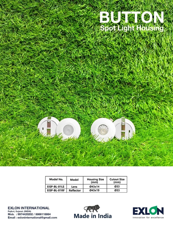 1W Button/ Spot Light Housing with all accessories  uploaded by Exlon International on 10/9/2022