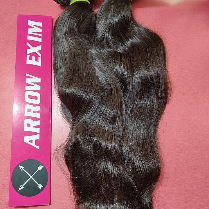 Indian hair extensions uploaded by Arrow Exim on 1/6/2021