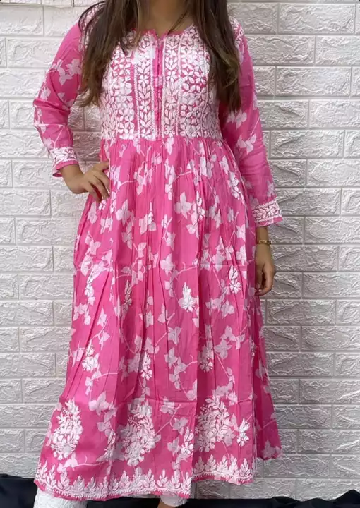 MUL MUL LEAF PRINT GOWN🌹 uploaded by business on 10/9/2022