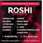 Business logo of ROSHI PRINTERS