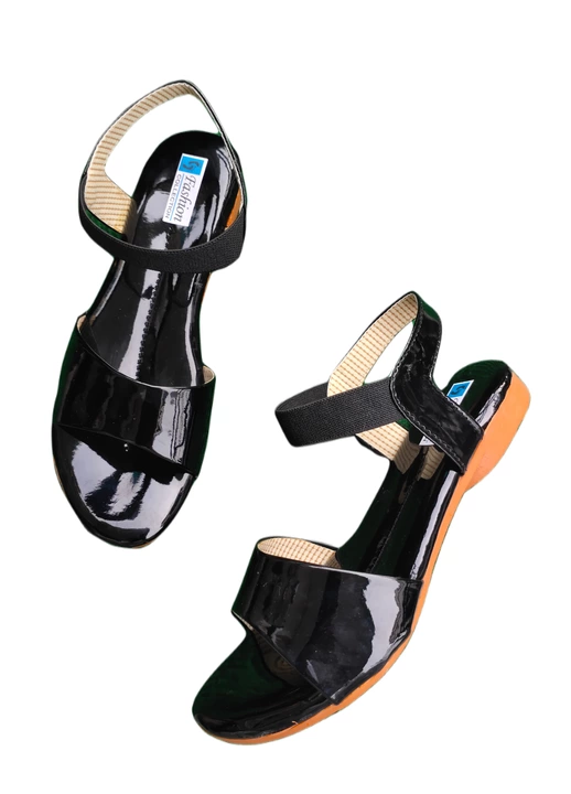 Women black color beautiful sandal uploaded by Sayma enterprises  on 10/9/2022