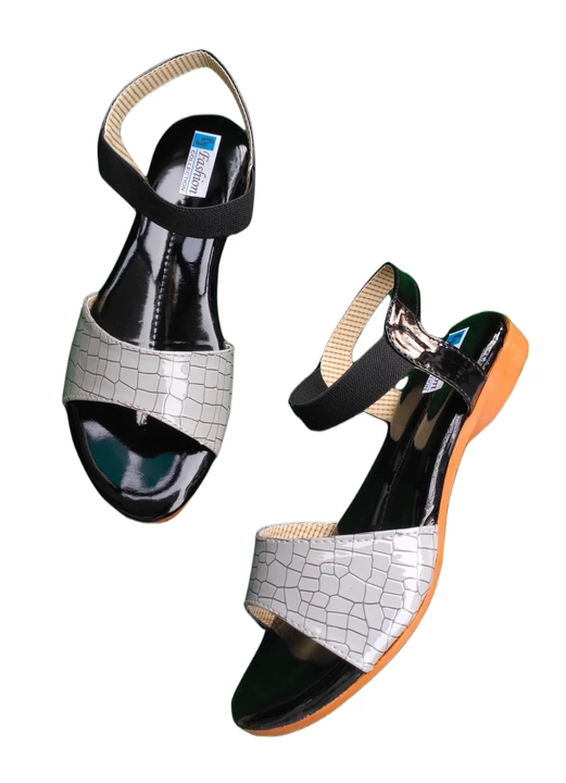 Women black & Grey color beautiful sandal uploaded by Sayma enterprises  on 10/9/2022