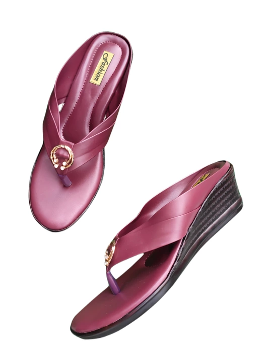 Women purple color beautiful sandal uploaded by Sayma enterprises  on 10/9/2022