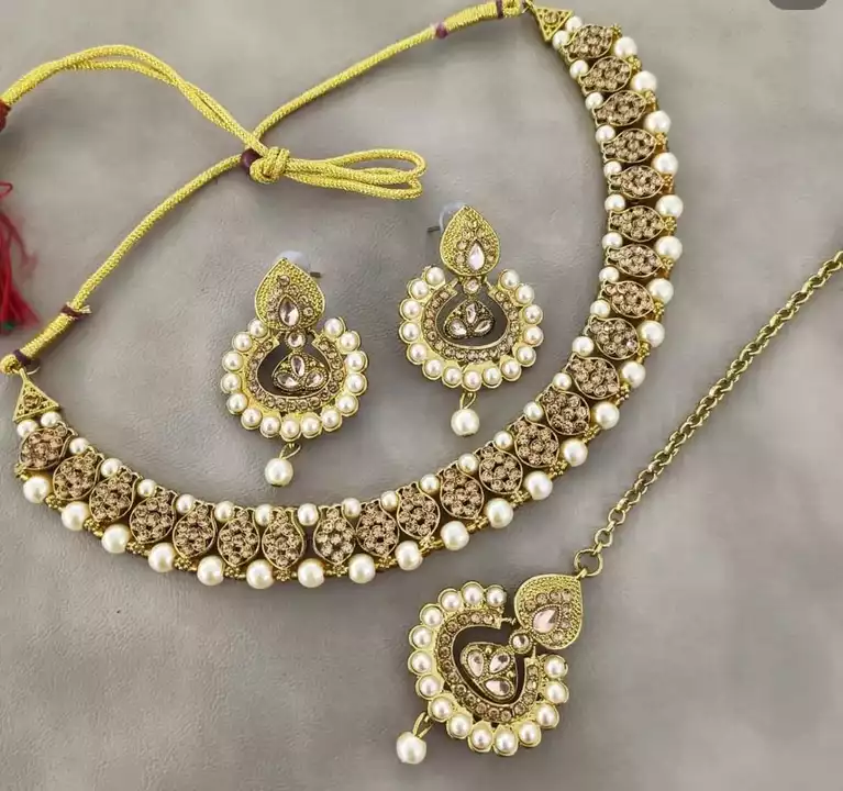 Necklace set uploaded by Mahakali jewellery on 10/9/2022