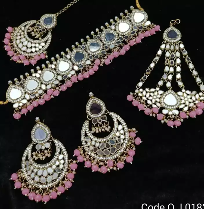 Necklace set with passa uploaded by Mahakali jewellery on 10/9/2022