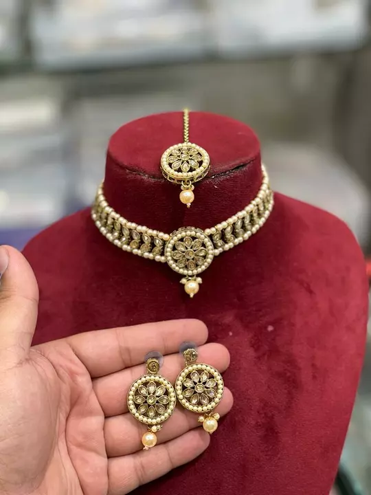 Necklace set uploaded by Mahakali jewellery on 10/9/2022