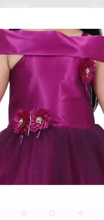 Girls maxi full length party dress uploaded by Alhaj fashion on 10/9/2022