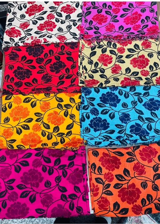Printed cotton stoles uploaded by business on 10/9/2022