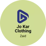 Business logo of Jo kar Clothing Company