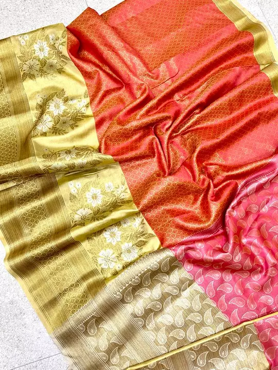 Bnarasi handloom kanchipuram tissue silk saree  uploaded by business on 10/9/2022