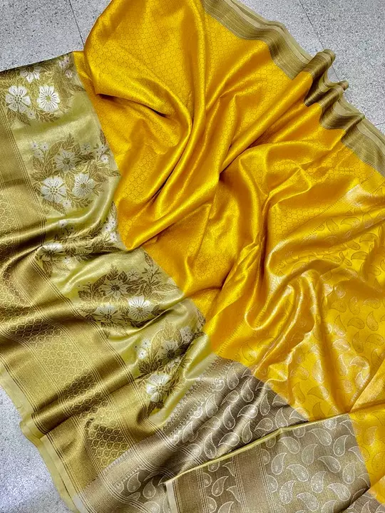 Bnarasi handloom kanchipuram tissue silk saree  uploaded by business on 10/9/2022