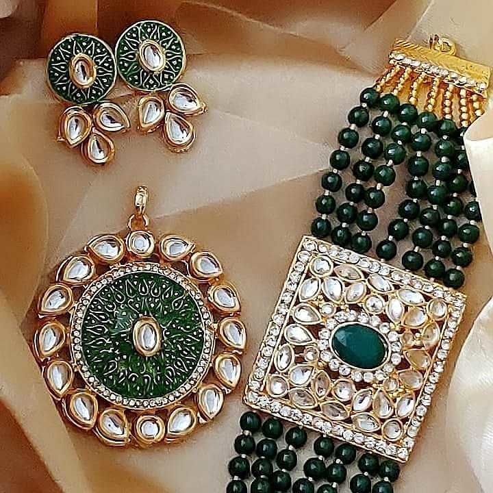 Designer jewellery all India freeship😍 uploaded by GOLDEN ERA CLOTHING STORE on 1/7/2021