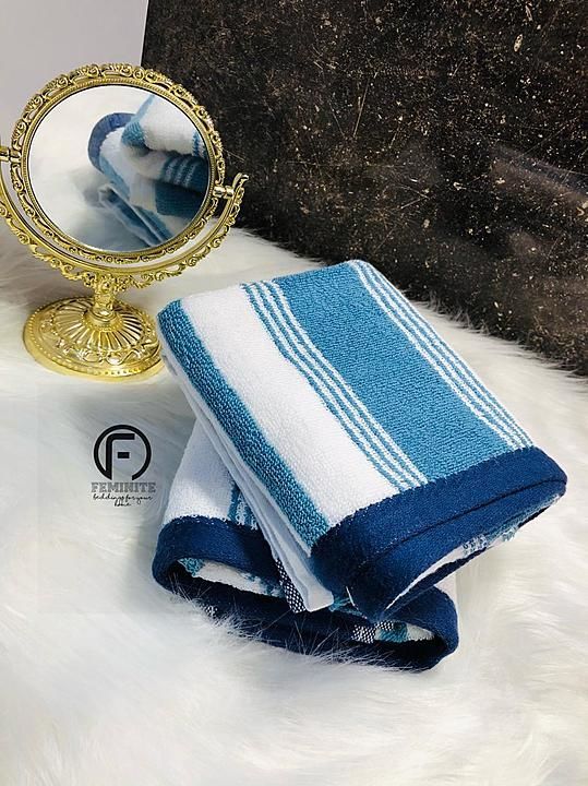 Freeship✈️⛵ cotton 16*28size  2pcs towel set uploaded by GOLDEN ERA CLOTHING STORE on 1/7/2021