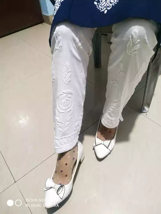 Lucknowi chikankari handwork pant uploaded by business on 10/10/2022