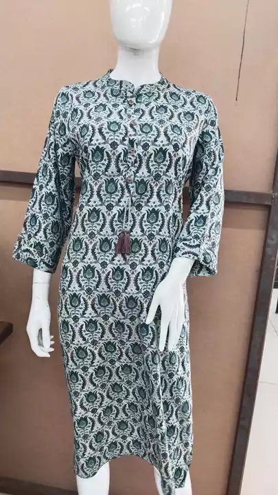 Rayon straight kurtis uploaded by business on 10/10/2022
