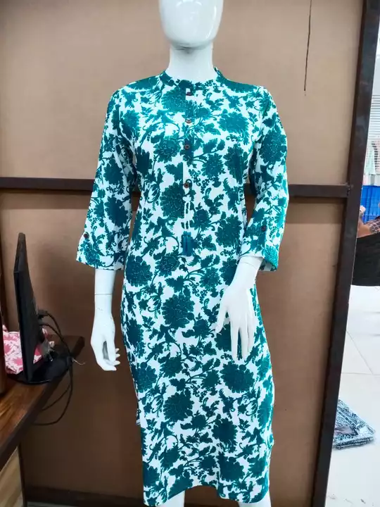 Rayon straight kurtis uploaded by business on 10/10/2022