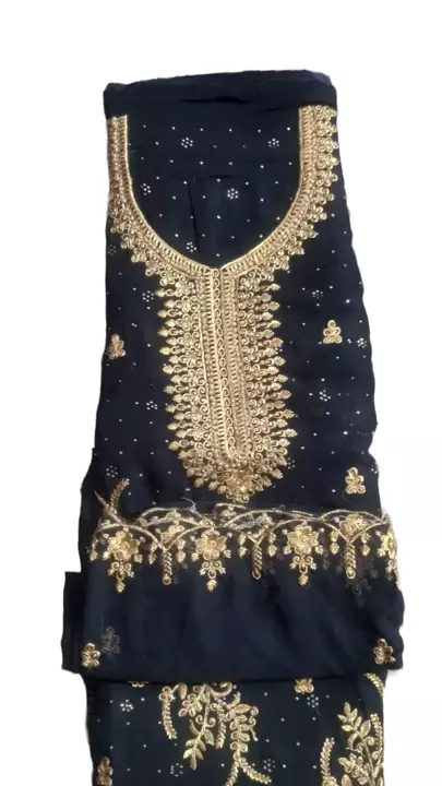 women's jorjat heavy work suit salwar dress material uploaded by MK Treders on 10/10/2022