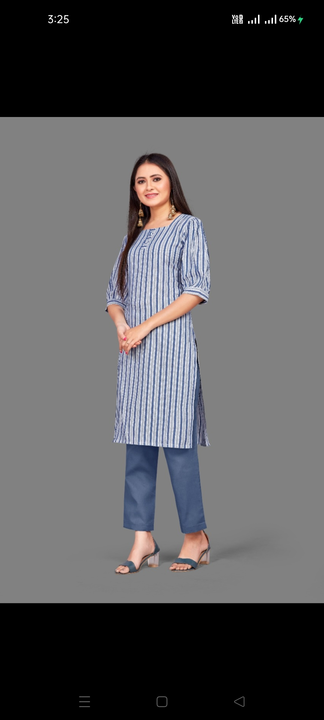 Pure cotton kurtis uploaded by Hetvi enterprise on 10/10/2022