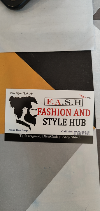 Visiting card store images of Fashion and style hub