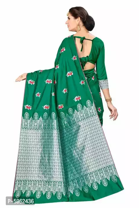 *Women Art Silk Woven Design Saree with Blouse piece*

 *Size*: 
Free Size(Saree Length - 5.5 metres uploaded by Lookielooks on 10/10/2022