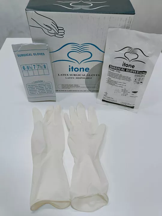 Latex Surgical gloves powder free sterile  uploaded by business on 10/10/2022