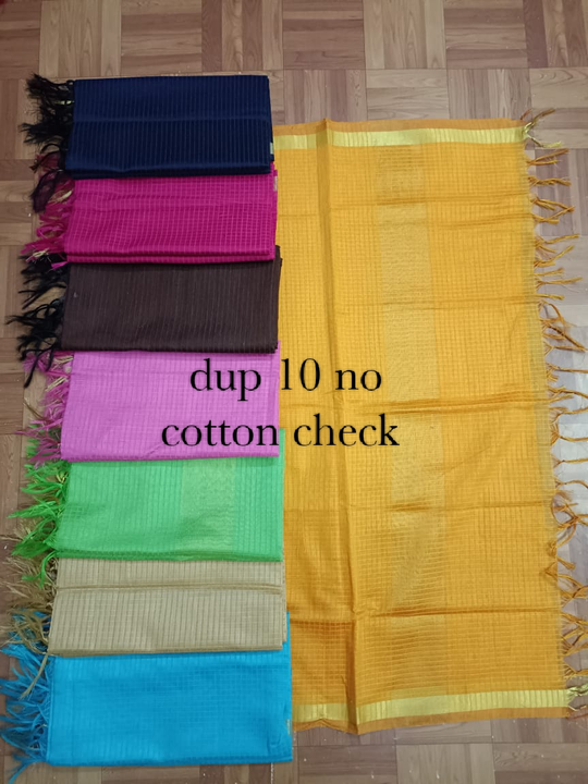 Dupatta cotton check  uploaded by business on 10/10/2022