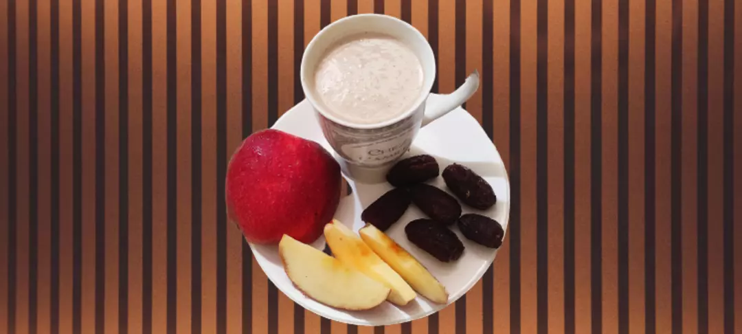 Post image Super tasty breakfast dry fruit talbina smoothie..Tasty bhi healthy bhi.Must try must buy,,💪💪💪🧋🥛