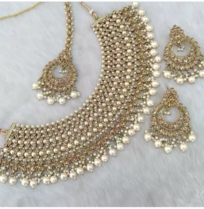 Necklace set uploaded by Mahakali jewellery on 10/10/2022