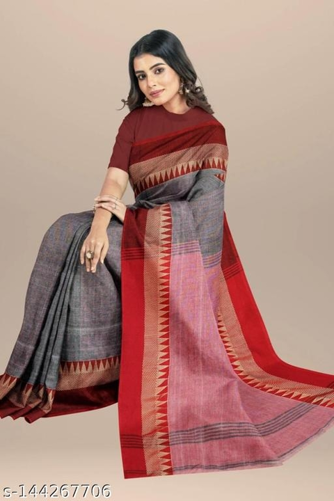 Handloom khadi cotton saree with BP named vumri uploaded by business on 10/10/2022