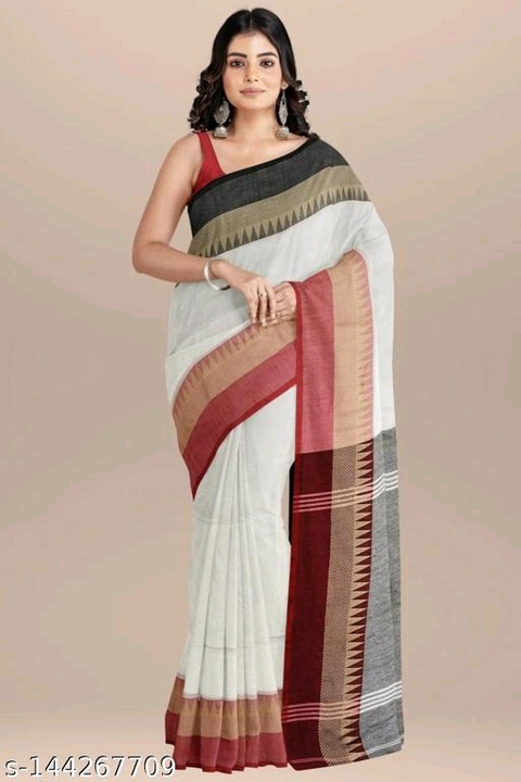 Handloom khadi cotton saree with BP named vumri uploaded by Bengal Saree Market on 10/10/2022