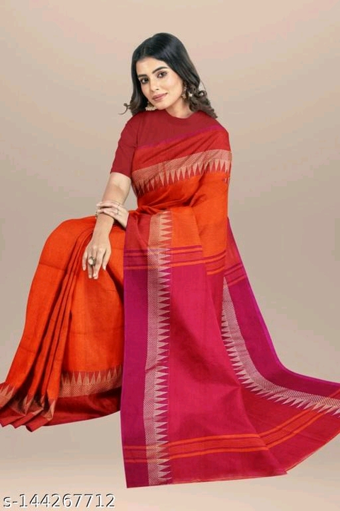 Handloom khadi cotton saree with BP named vumri uploaded by Bengal Saree Market on 10/10/2022