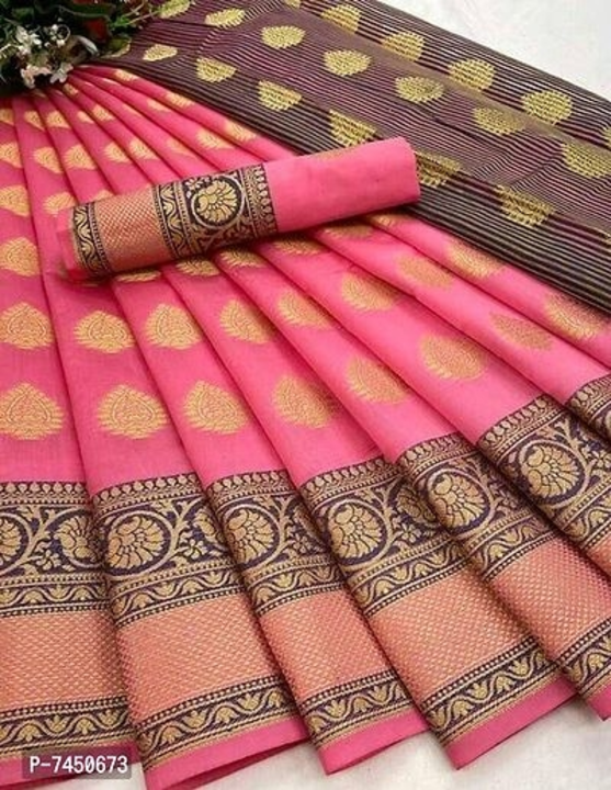 Post image Elegant Cotton Silk Banarsi Saree With Blouse Piece For Women

Within 6-8 business days However, to find out an actual date of delivery, please enter your pin code.

Elegant Cotton Silk Banarsi Saree With Blouse Piece For Women